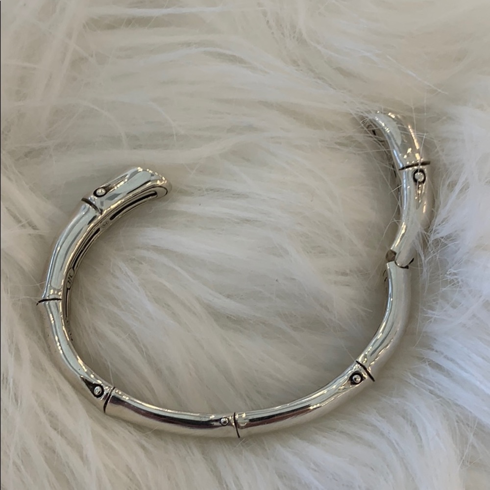 John Hardy Sterling silver bamboo cuff - Picture 2 of 5